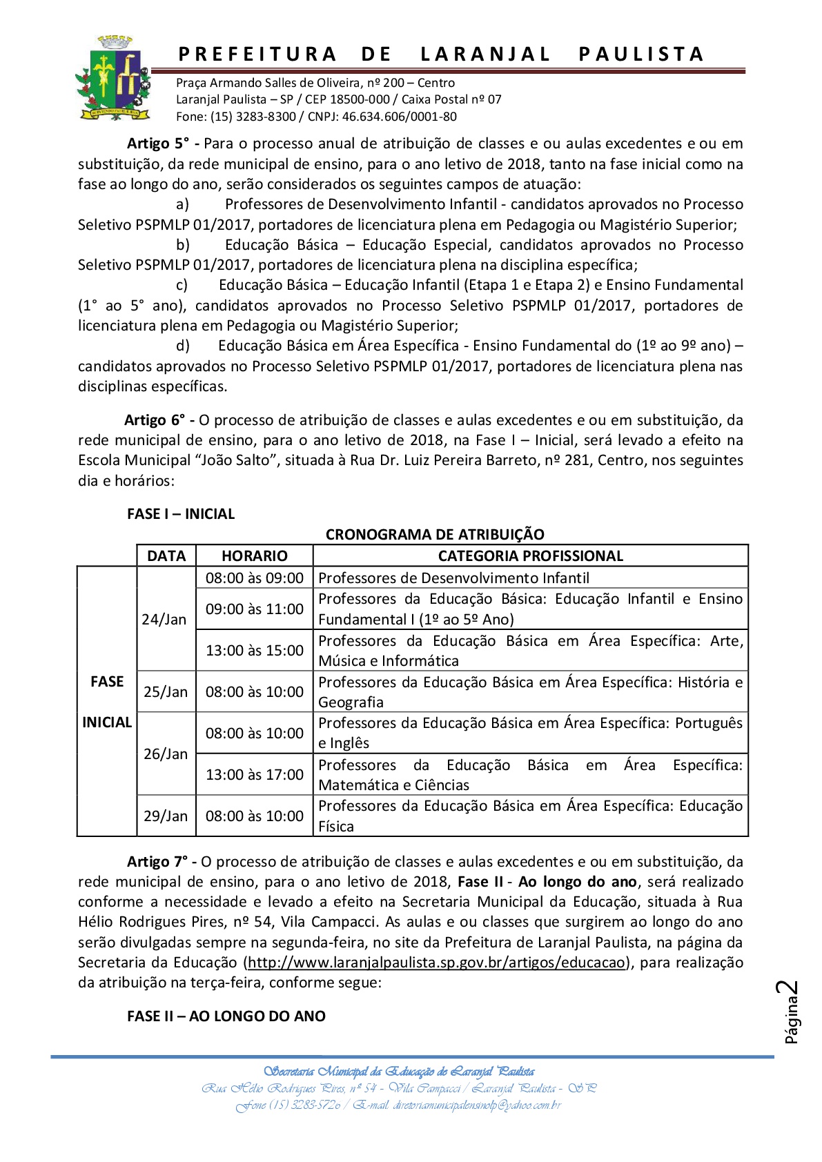 Instrução normativa 2018 - 001 - Excedentes processo seletivo.