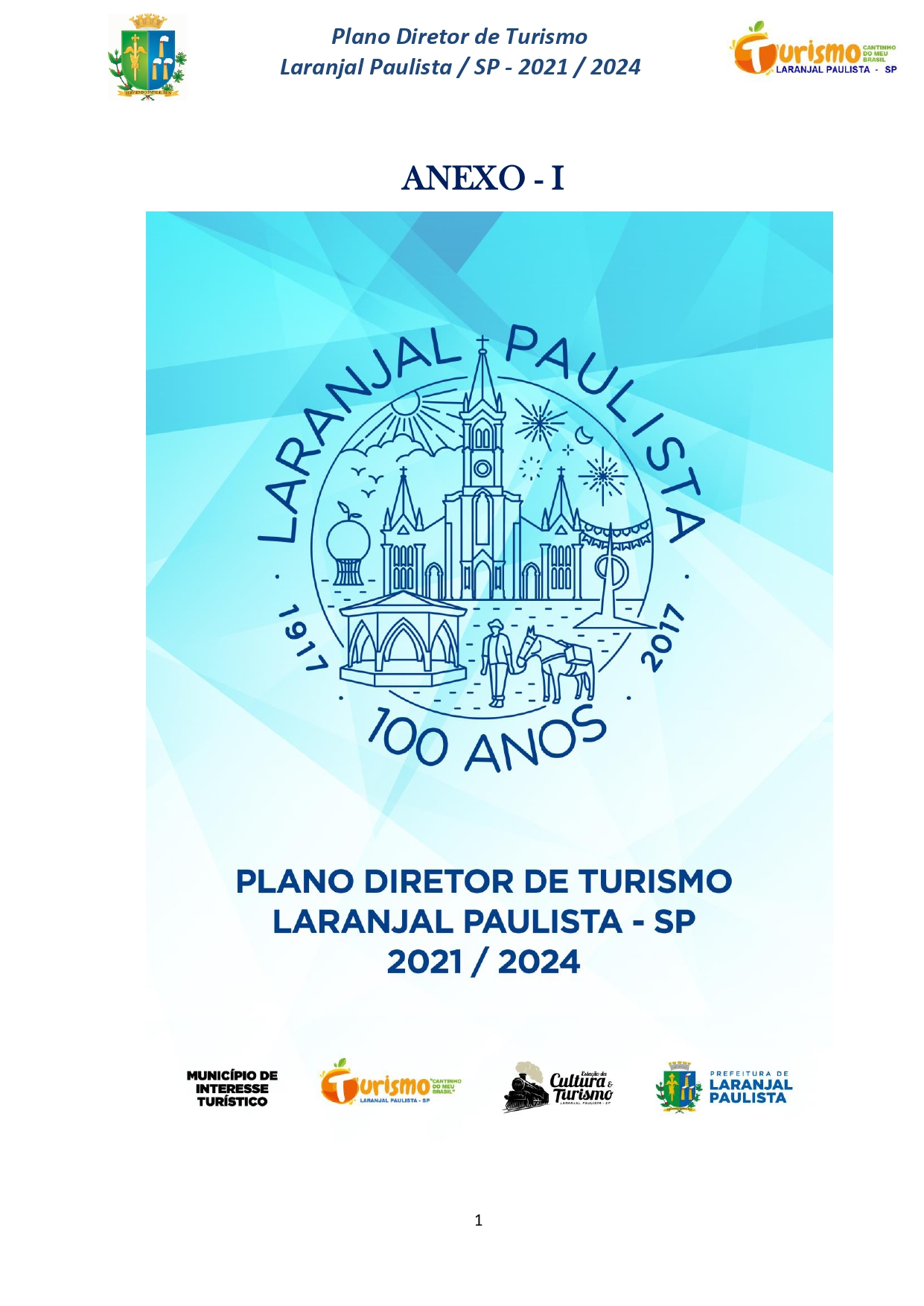 Plano Diretor de Turismo Laranjal Paulista - SP - 2021/2024