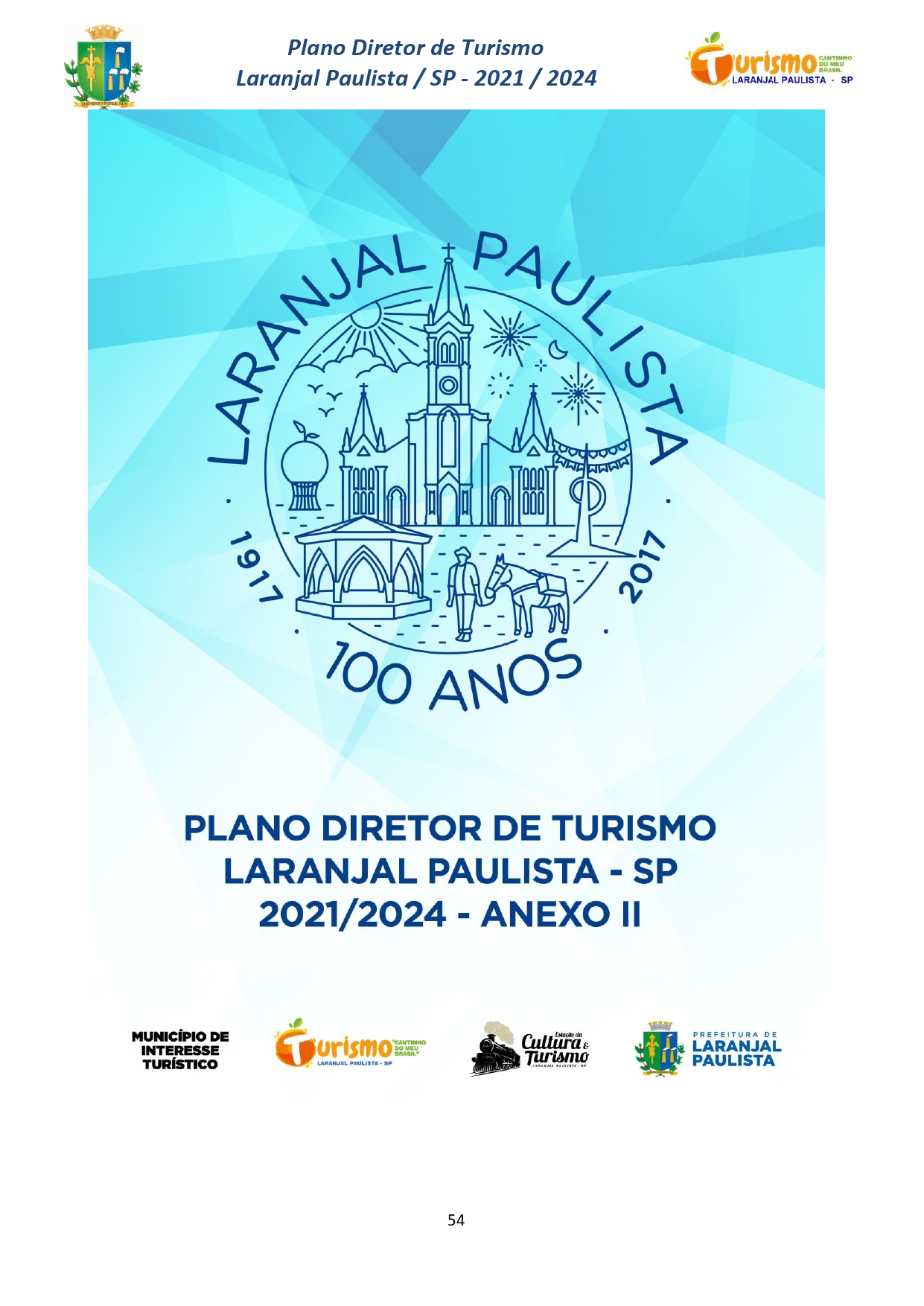 Plano Diretor de Turismo Laranjal Paulista - SP - 2021/2024