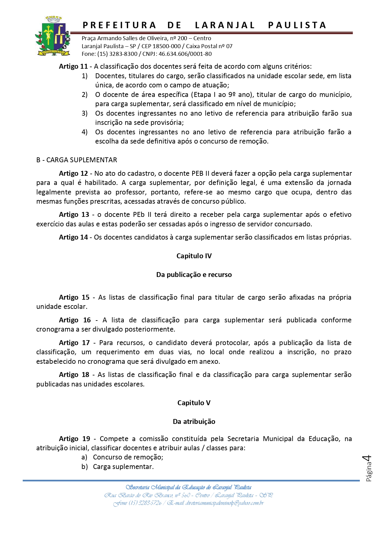 Instrução normativa SME nº 006/2022