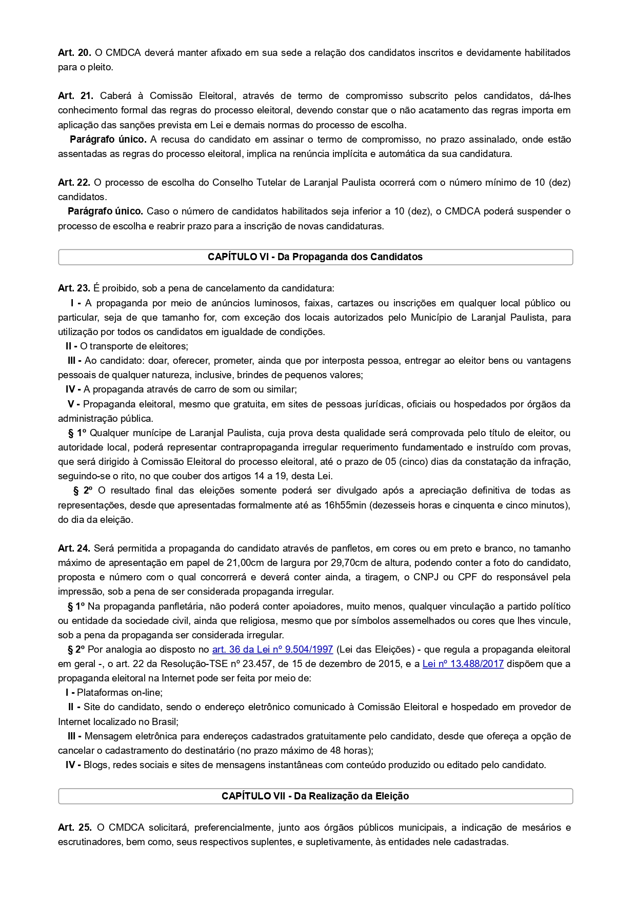 Lei Municipal nº 3.267/2019 