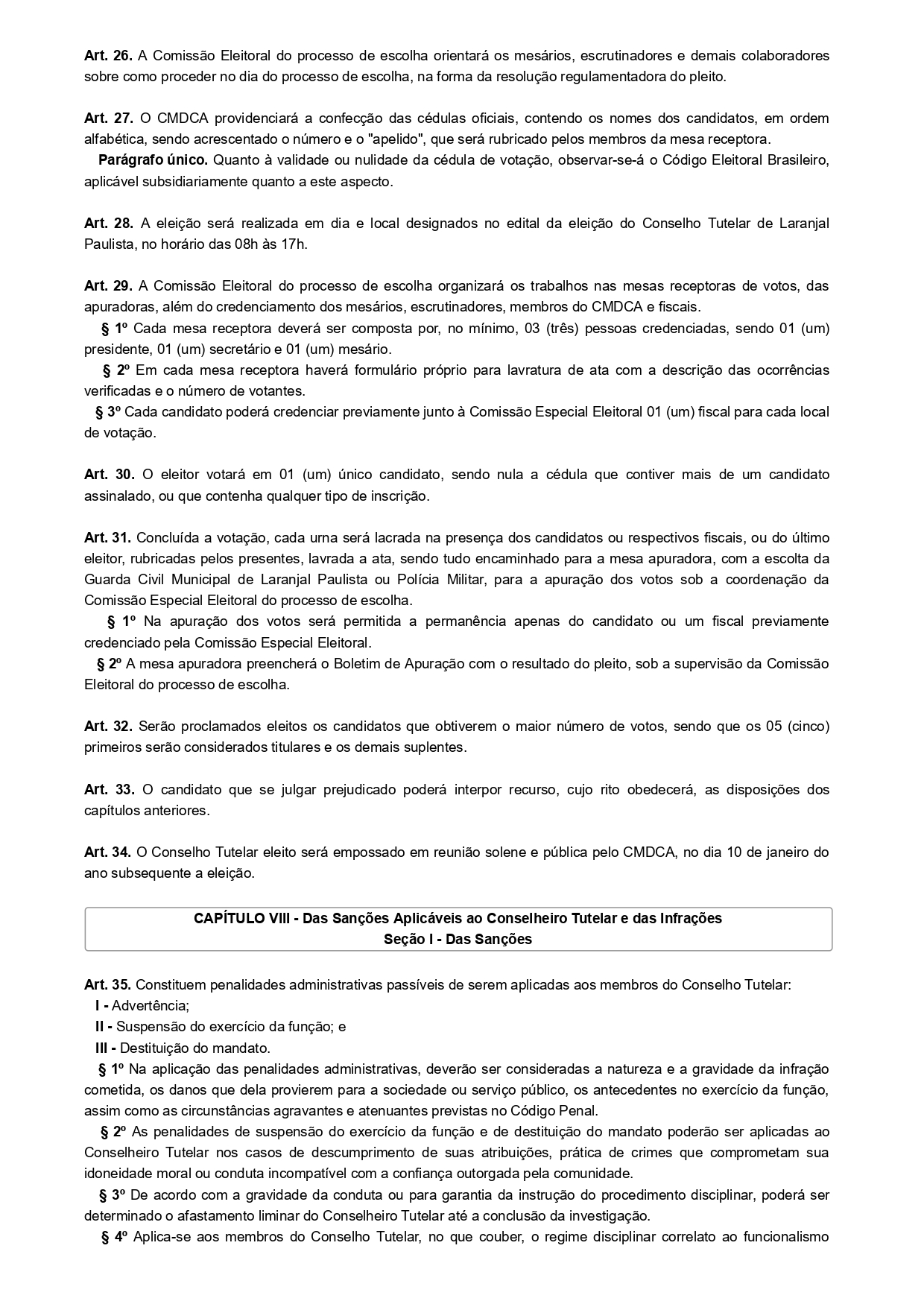 Lei Municipal nº 3.267/2019 